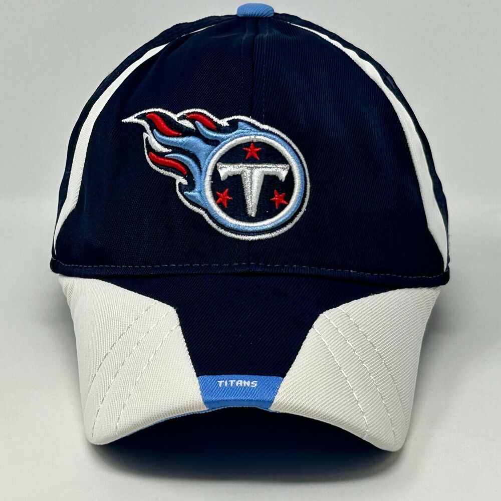 Tennessee Titans Hat Baseball Cap Blue Reebok NFL Football Flex Fitted M-L